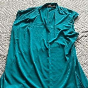 Limited large teal dress up tank top